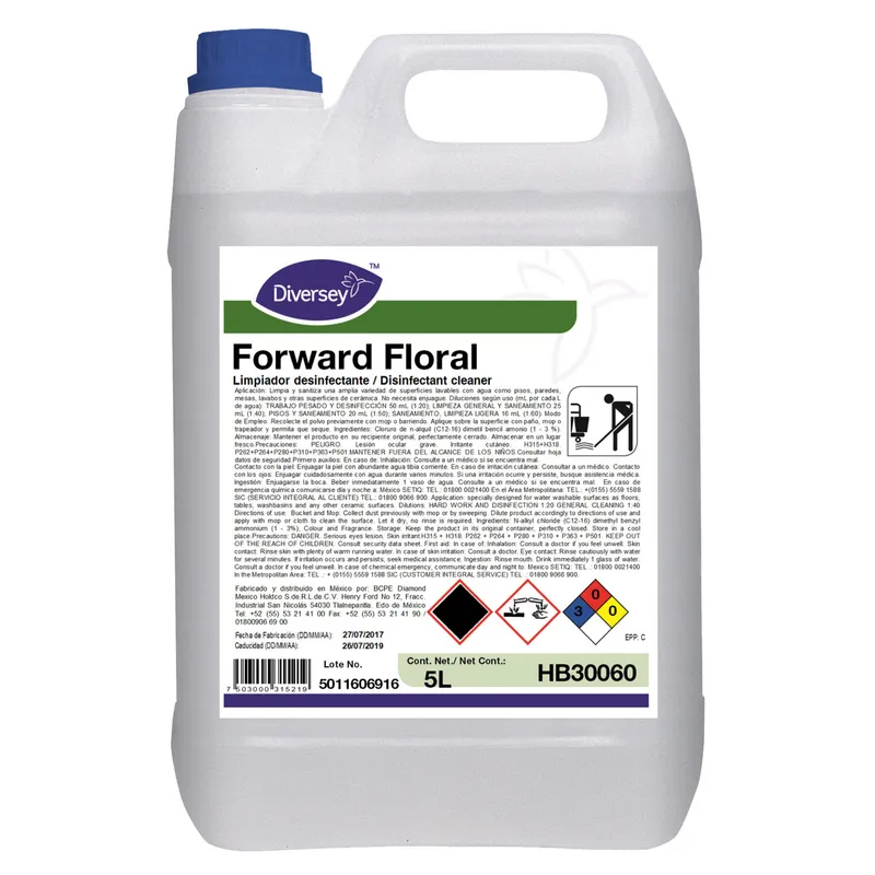 Aromatizante Floral Concentrado Diversey HB30060 5 L