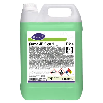 Limpiador Desengrasante 2 en 1 Diversey HB30412 — 5L